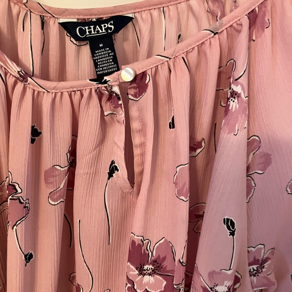 Chaps Women’s Ruffled Blouse - Picture 3 of 3